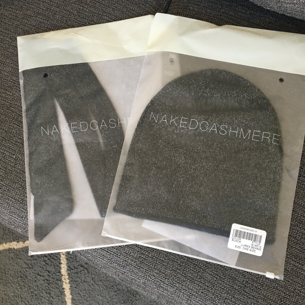 NAKED Cashmere hat/scarf set